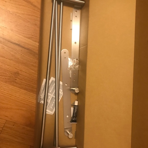 Stainless steel three tier towel rack